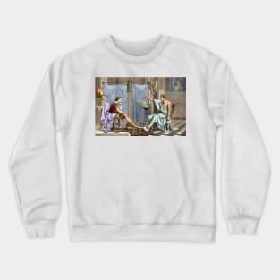 Alexander of Macedon and Aristotle (H400/0211) Crewneck Sweatshirt